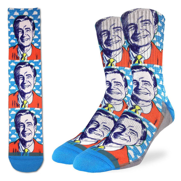 Mister Rogers Pop Art Active Fit Socks - Men's Sizing