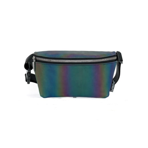 Reflective Rainbow Ultra-Slim Fanny Pack