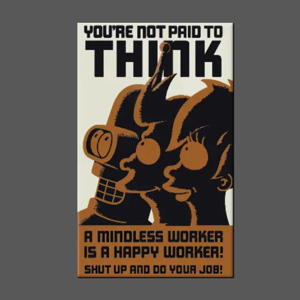 Futurama Think Magnet