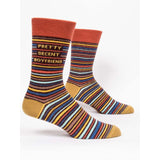 Pretty Decent Boyfriend Men's Crew Socks