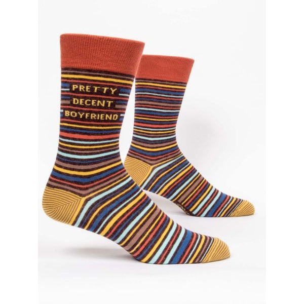 Pretty Decent Boyfriend Men's Crew Socks