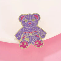 Doodle Bear Alloy Pin