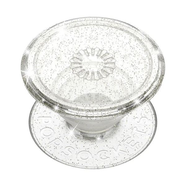 Clear Glitter Pop Socket