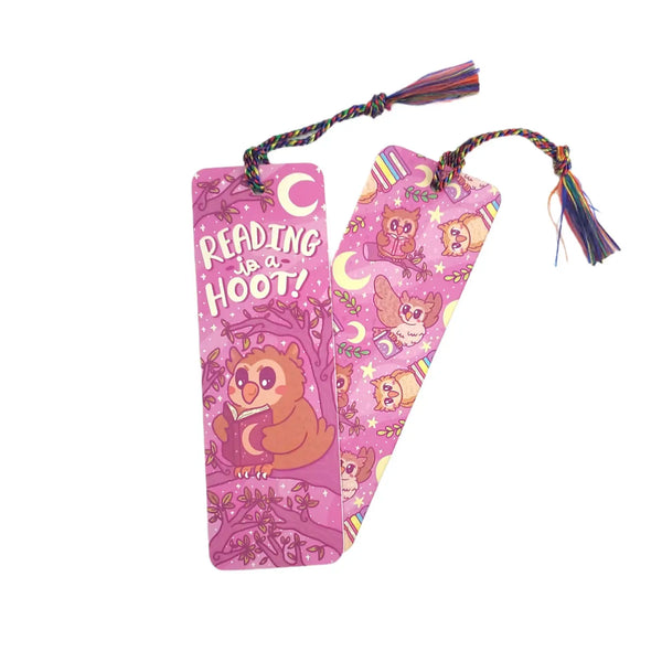 Reading Is A Hoot Bookmark