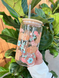 Capybara glass cup