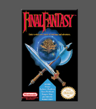 NES Final Fantasy Retro Gaming Magnet