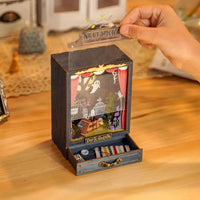 DIY Book Nook Miniature House (Theater Box) Kit: Dark Castle