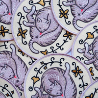 Cat Butt Embroidered Patch