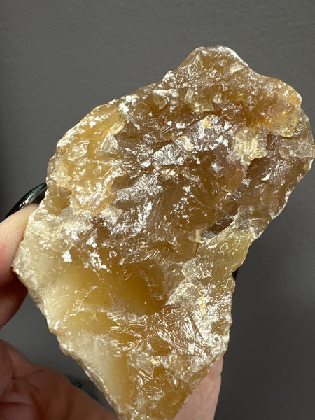 Large Raw Honey Calcite Chunk