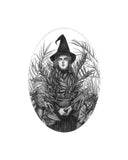 Caitlin McCarthy Green Witch Fine Art Print - Plant Witchcraft: 5" x 7"