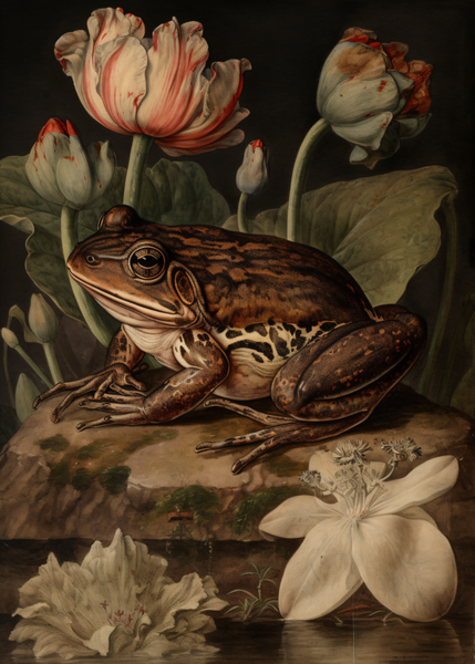 The Toad Dark Academia Art Print 5x7
