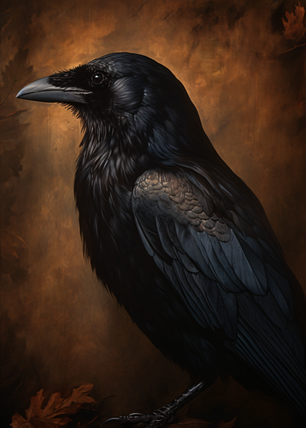 The Raven Dark Academia Art Print 5x7