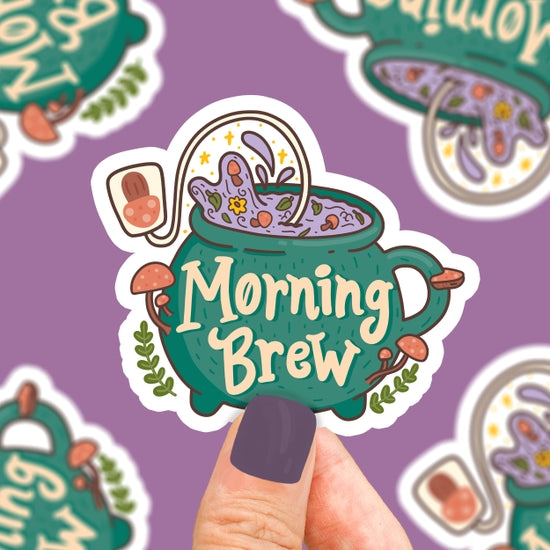 Morning Brew Vinyl Sticker