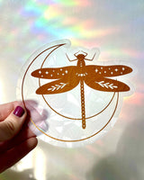 Dragonfly Suncatcher Sticker
