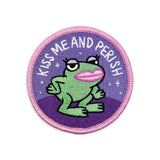 Kiss Me and Perish Frog Patch