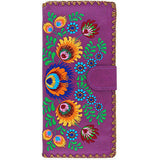 Polish Flora Embroidered Large Wallet