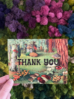 Thank You Woodland Mushroom Greeting Card