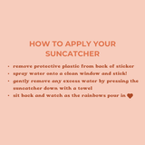 Monstera Leaf Suncatcher Sticker