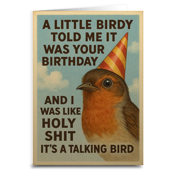Little Birdy Greeting Card