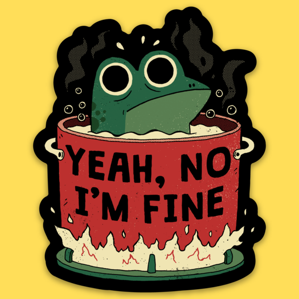 'Yeah, No' Sticker