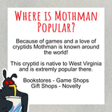 Mothman Holding a Lantern of Fireflies Magnetic Bookmark