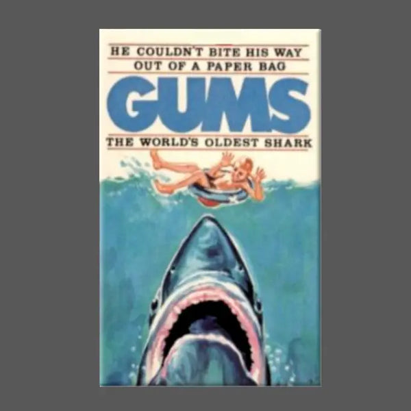 Wacky Packs GUMS Shark Magnet