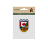 New Brunswick Crest Iron on Patch - Hopewell Rocks