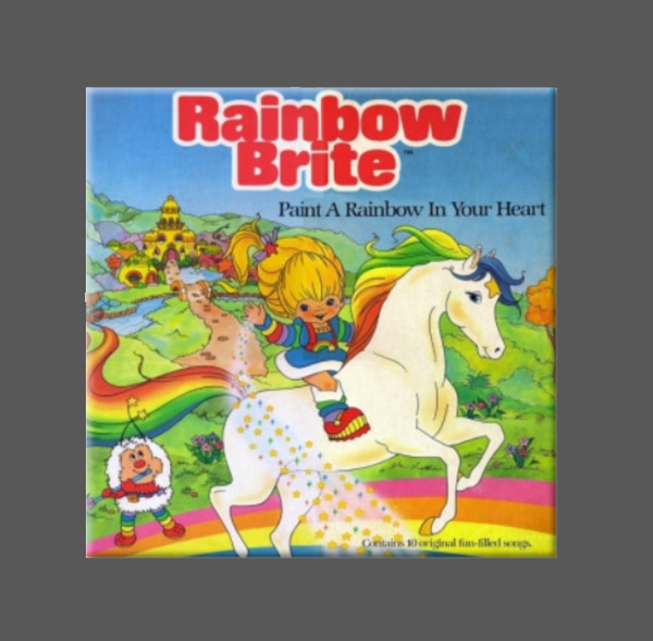 Rainbow Brite Retro Magnet