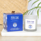 All Seeing Eye White Sage Protection Charm Candle