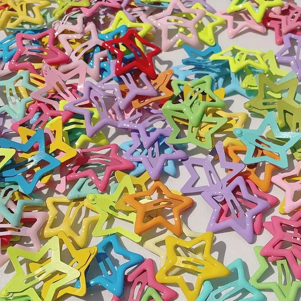 Mini Y2K Star Hair Clips