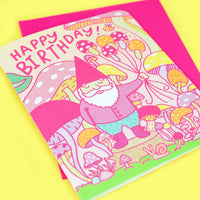 Gnome Birthday Greeting Card