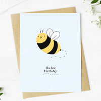 Ha-Bee Birthday Greeting Card