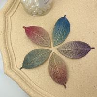 Glitter Leaf Clips