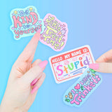 I Heart Little Trinkets Vinyl Sticker