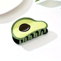 Avocado Acrylic Hair Clip