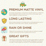 Too Coo Pigeon Vinyl Sticker