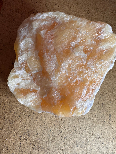 XL Orange Calcite Stone
