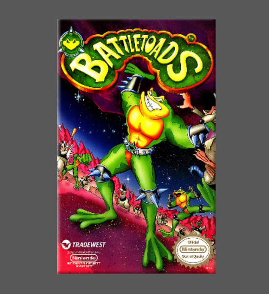 NES Battletoads Retro Gaming Magnet