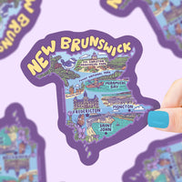 New Brunswick Province Vinyl Sticker
