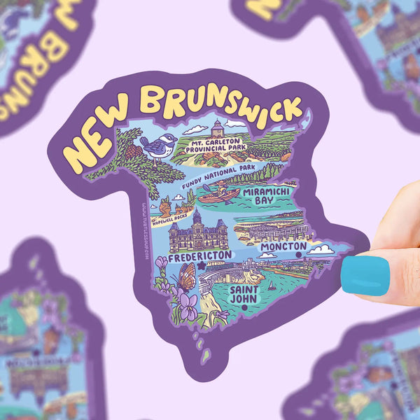New Brunswick Province Vinyl Sticker