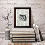 Cheshire Cat Dictionary Print