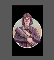 Twin Peaks Log Lady Magnet