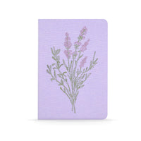 Embroidered Lavender Notebook