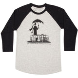 The Gashlycrumb Tinies Unisex 3/4-Sleeve Raglan