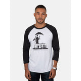 The Gashlycrumb Tinies Unisex 3/4-Sleeve Raglan