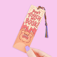 Don't Touch My Book Bear Bookmark