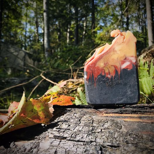 Backwoods Trail New Brunswick Made Handcrafted Bar Soap - Midnight Bonfire