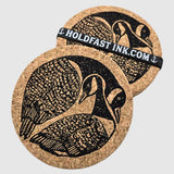 Holdfast Ink Cork Coaster Sets