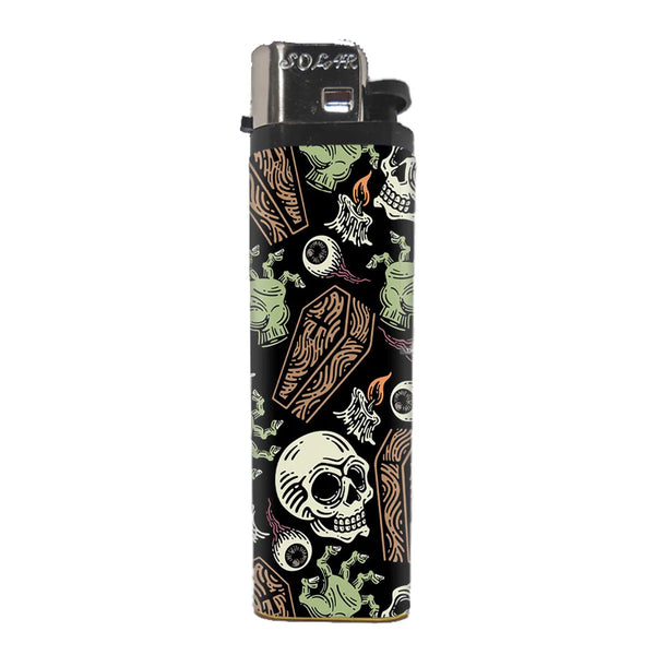 Coffin & Eyeball Basic Lighter – Obscurityshop