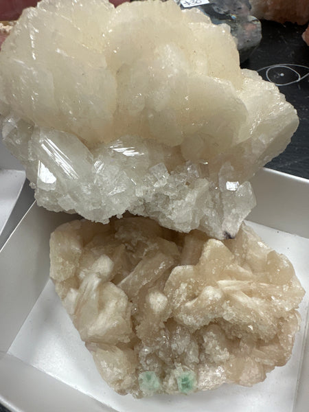 White Amethyst Clusters